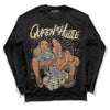 Jordan 6 WMNS Gore-Tex Brown Kelp DopeSkill Long Sleeve T-Shirt Queen Of Hustle Graphic Streetwear - Black