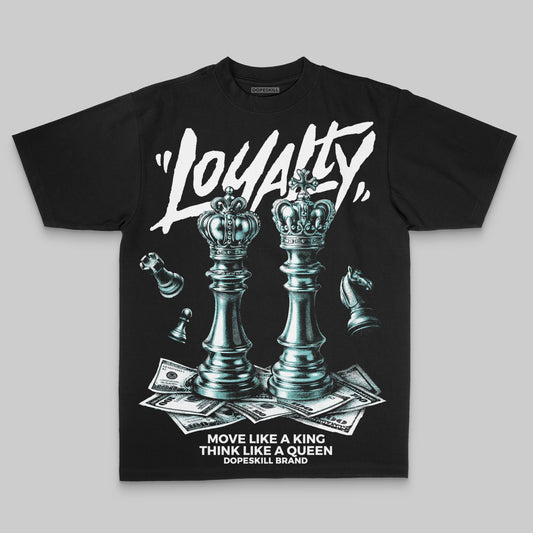 Black/White Sneakers Oversize Print 'Loyalty' DopeSkill Graphic T-shirt Streetwear - Black