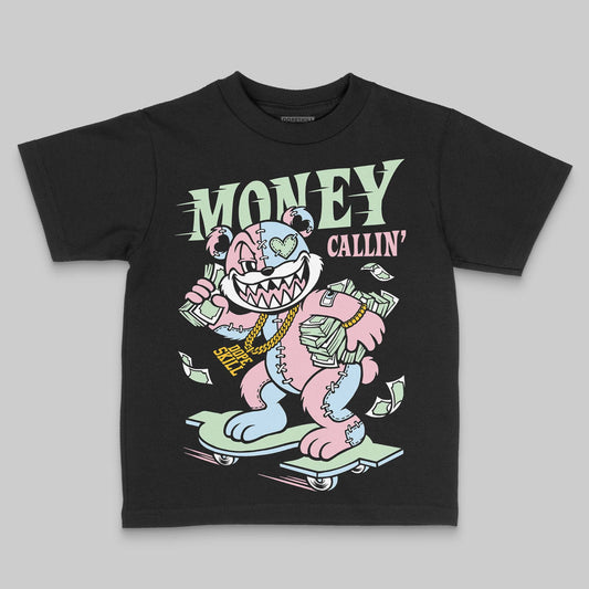 Jordan 4 Retro Valentine's Day (2026) (GS) DopeSkill Toddler Kids T-shirt Money Callin' Graphic Streetwear - black