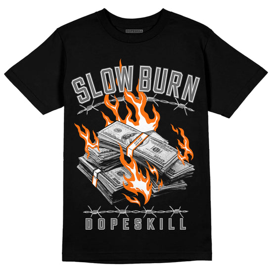 Jordan 3 Retro 'Fear Pack' DopeSkill T-Shirt Slow Burn Graphic Streetwear - Black