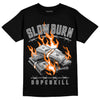 Jordan 3 Retro 'Fear Pack' DopeSkill T-Shirt Slow Burn Graphic Streetwear - Black