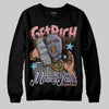 Harris Tweed x Dunk Low Denim Turquoise and Baroque Brown DopeSkill Sweatshirt Get Rich Graphic Streetwear - Black
