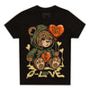 Jordan 4 Retro SE Craft Medium Olive DopeSkill Toddler Kids T-shirt Broken Bear Graphic Streetwear - Black