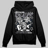 Jordan 9 Retro 'Flint Grey' 2026 DopeSkill Hoodie Sweatshirt Distorted Realms Graphic Streetwear - Black