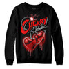 Jordan 12 “Cherry” DopeSkill Sweatshirt Cherry Bomb Graphic Streetwear - Black