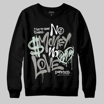 Jordan 1 Retro Low OG Year of the Snake (2025) DopeSkill Sweatshirt No Money No Love Typo Graphic Streetwear - Black