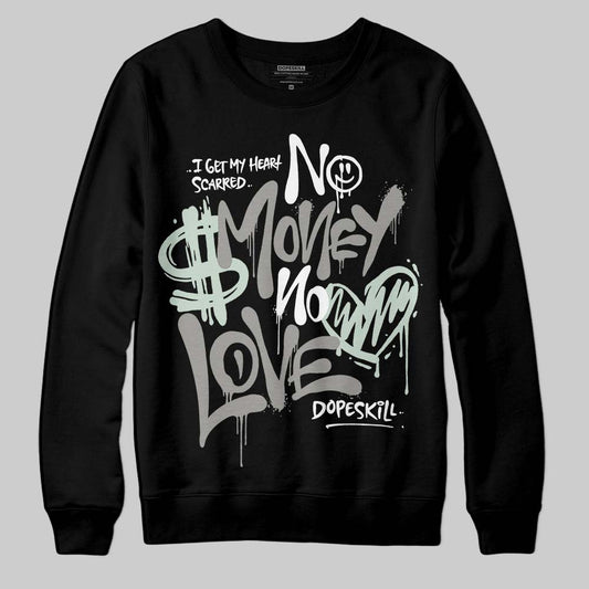 Jordan 1 Retro Low OG Year of the Snake (2025) DopeSkill Sweatshirt No Money No Love Typo Graphic Streetwear - Black