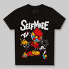 Red Sneakers DopeSkill Toddler Kids T-shirt Self Made Graphic Streetwear - Black