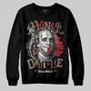 Jordan 9 'Olive' DopeSkill Sweatshirt Money Don't Lie Graphic Streetwear - Black