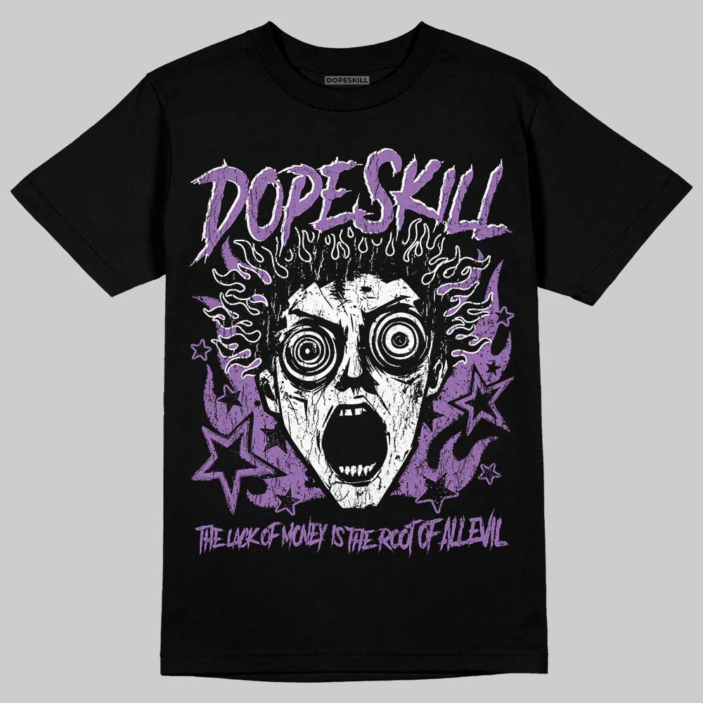 PURPLE Sneakers DopeSkill T-Shirt Root of Evil Graphic Streetwear - black