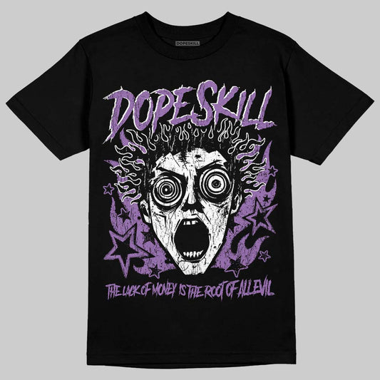 PURPLE Sneakers DopeSkill T-Shirt Root of Evil Graphic Streetwear - black