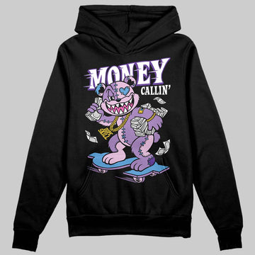 PURPLE Sneakers DopeSkill Hoodie Sweatshirt Money Callin' Graphic Streetwear - Black