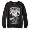 Jordan 2 Cement Grey DopeSkill Sweatshirt Stay High Graphic Streetwear - Black