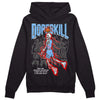 Jordan 9 Powder Blue DopeSkill Hoodie Sweatshirt Thunder Dunk  Graphic Streetwear - Black