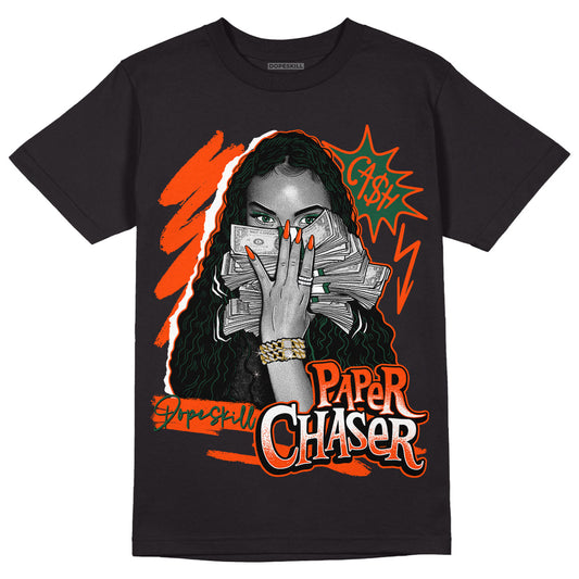 Dunk Low Team Dark Green Orange DopeSkill T-Shirt NPC Graphic Streetwear - Black