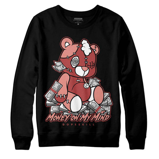 Jordan 13 “Dune Red” DopeSkill Sweatshirt MOMM Bear Graphic Streetwear - Black