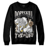 Jordan 5 SE “Sail” DopeSkill Sweatshirt Sorry I've Been Trappin Graphic Streetwear - Black