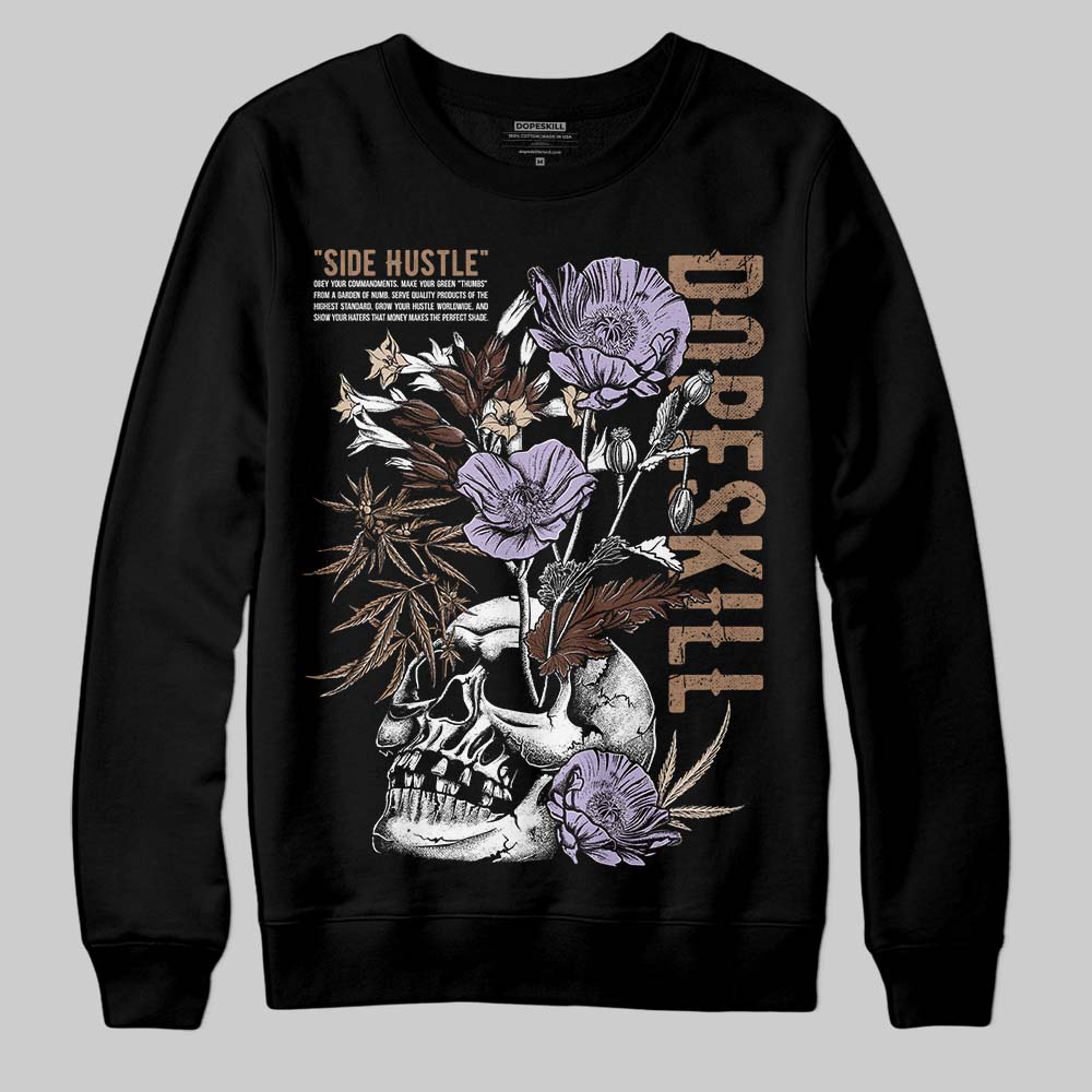 Harris Tweed x Wmns Dunk Low 'Sesame' DopeSkill Sweatshirt Side Hustle Graphic Streetwear - Black