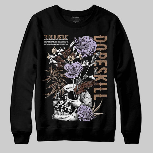 Harris Tweed x Wmns Dunk Low 'Sesame' DopeSkill Sweatshirt Side Hustle Graphic Streetwear - Black