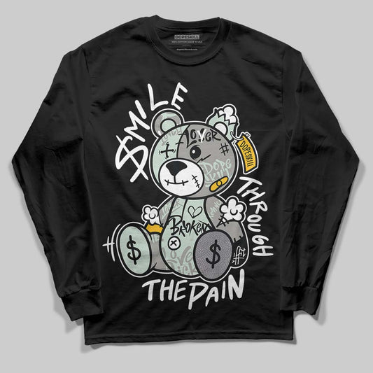 Jordan 1 Retro Low OG Year of the Snake (2025) DopeSkill Long Sleeve T-Shirt Smile Through The Pain Graphic Streetwear - Black