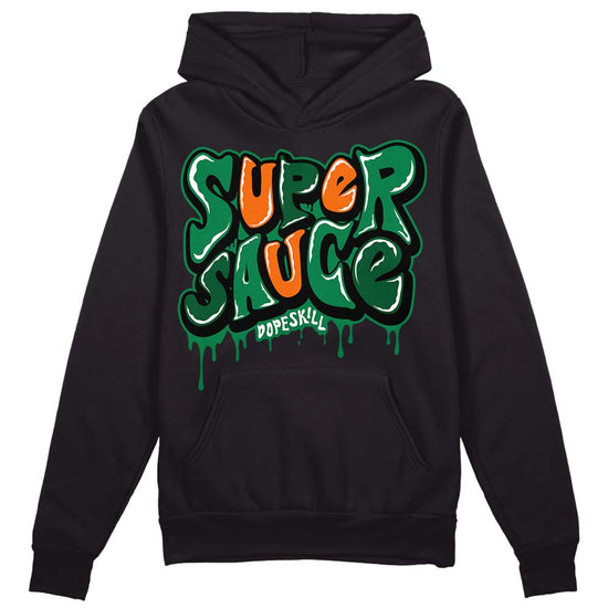 Green Sneakers DopeSkill Hoodie Sweatshirt Super Sauce Graphic Streetwear - Black 