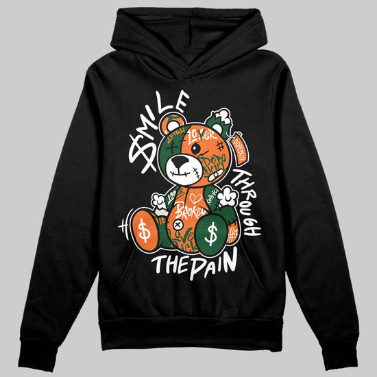 SoleFly x Air Jordan 3 “Fruits Of Our Labor” DopeSkill Hoodie Sweatshirt Smile Through The Pain Graphic Streetwear - black