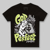 Jordan 4 GS “Light Lemon Twist” DopeSkill Toddler Kids T-shirt God Made Me Perfect Graphic Streetwear - Black