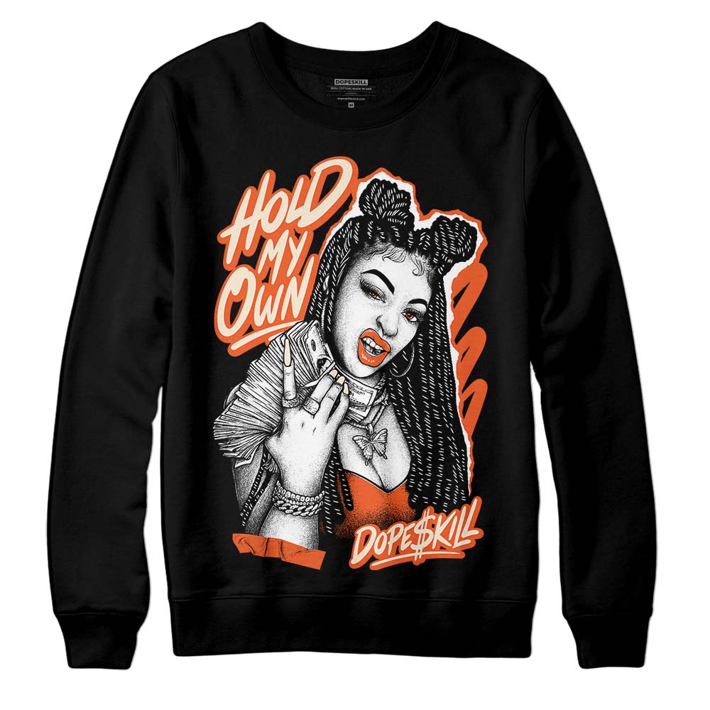 Jordan 3 Georgia Peach DopeSkill Sweatshirt New H.M.O Graphic Streetwear - Black