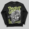 Jordan 11 “Inner Beast” DopeSkill Long Sleeve T-Shirt Pocket Change Graphic Streetwear - Black