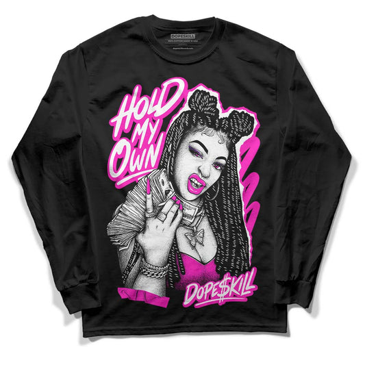 Dunk Low GS “Active Fuchsia” DopeSkill Long Sleeve T-Shirt New H.M.O Graphic Streetwear - Black