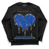 Jordan 14 “Laney” DopeSkill Long Sleeve T-Shirt Juneteenth Heart Graphic Streetwear - Black