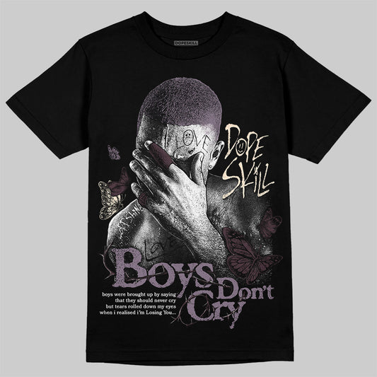 A Ma Maniére x Air Jordan 3 "Burgundy Crush" DopeSkill T-Shirt Boys Don't Cry Graphic Streetwear - Black