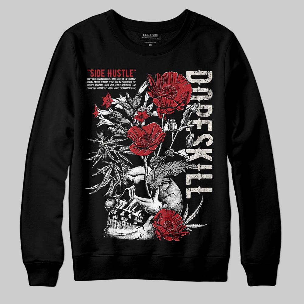 Nigel Sylvester x Jordan 1 Low OG “Nitro” DopeSkill Sweatshirt Side Hustle Graphic Streetwear - Black