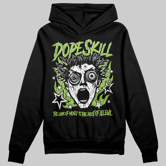 Neon Green Sneakers DopeSkill Hoodie Sweatshirt Root of Evil Graphic Streetwear - black