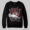 Jordan 5 Retro Fire Red Black Tongue (2025) DopeSkill Sweatshirt Trust No One Graphic Streetwear - Black