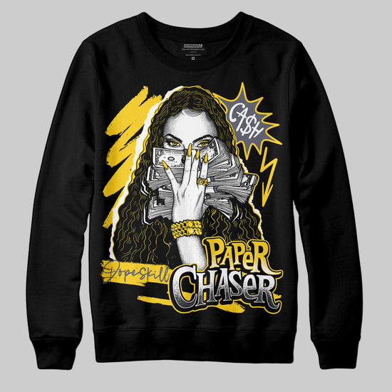 Jordan 4 Lightning DopeSkill Sweatshirt NPC Graphic Streetwear - Black