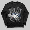 Jordan 9 Retro 'Flint Grey' 2026 DopeSkill Long Sleeve T-Shirt Trust No One Graphic Streetwear - Black