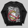 Jordan 14 Retro ‘Black Toe’ DopeSkill Long Sleeve T-Shirt Takin No L's Graphic Streetwear - Black