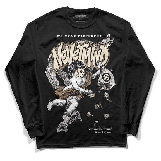 Jordan 5 SE “Sail” DopeSkill Long Sleeve T-Shirt Nevermind Graphic Streetwear - Black