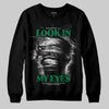 Green Sneakers DopeSkill Sweatshirt Look In My Eyes Graphic Streetwear - black