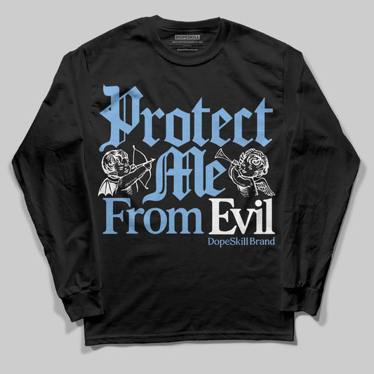 Jordan 12 Retro 'Melo' DopeSkill Long Sleeve T-Shirt Protect Me From Evil Graphic Streetwear - Black