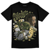 Jordan 4 Retro SE Craft Medium Olive DopeSkill T-Shirt Stressless Graphic Streetwear - Black