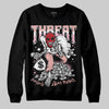 Jordan 1 Low OG “Rust Pink” DopeSkill Sweatshirt Threat Graphic Streetwear - Black
