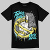 Jordan 5 Aqua DopeSkill T-Shirt Takin No L's Graphic Streetwear - Black