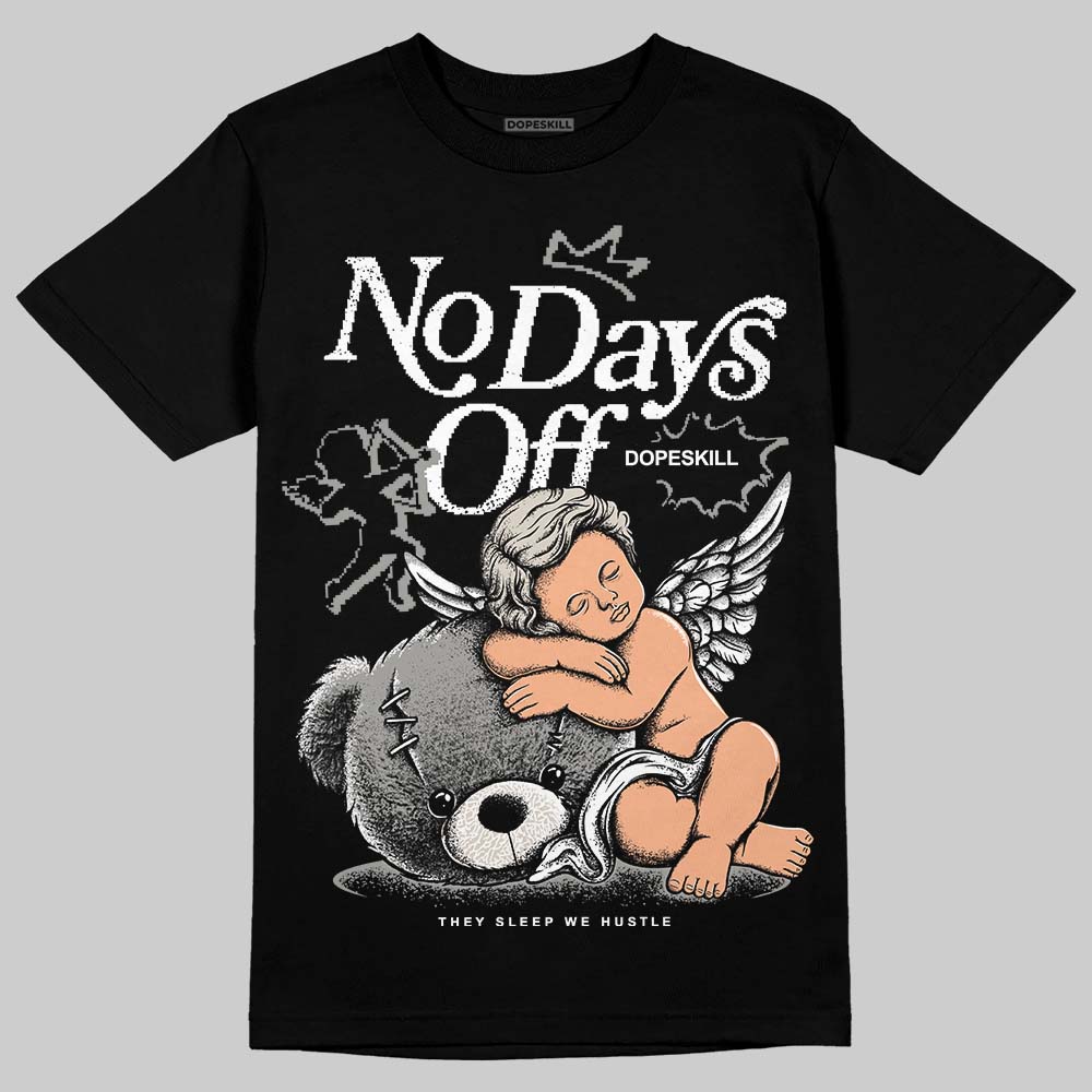 Jordan 3 Retro Pure Money DopeSkill T-Shirt New No Days Off Graphic Streetwear - Black