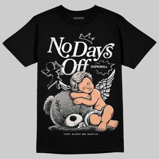 Jordan 3 Retro Pure Money DopeSkill T-Shirt New No Days Off Graphic Streetwear - Black