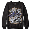 Jordan 4 Retro Frozen Moments DopeSkill Sweatshirt Never Forget Loyalty Graphic Streetwear - Black 