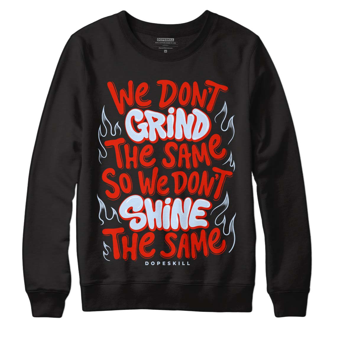 Jordan 6 Retro Toro Bravo DopeSkill Sweatshirt Grind Shine Graphic Streetwear - Black