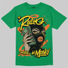 Green Sneakers DopeSkill T-Shirt Rolling in Money Graphic Streetwear - Irish Green