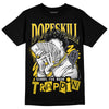 Jordan 4 Lightning DopeSkill T-Shirt Sorry I've Been Trappin Graphic Streetwear - Black